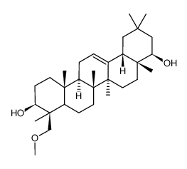 24-O-methylsoyasapogenol B Structure