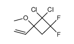 2,2-Dichloro-1,1-difluoro-3-methoxy-3-vinyl-cyclobutane Structure