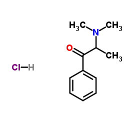 (±)-N-Methylephedrone hydrochloride结构式