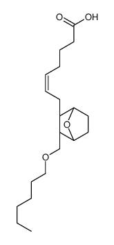 (Z)-7-[(1R,2S,3S,4S)-3-(hexoxymethyl)-7-oxabicyclo[2.2.1]heptan-2-yl]hept-5-enoic acid Structure