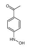 Ethanone,1-[4-(hydroxyamino)phenyl]- Structure