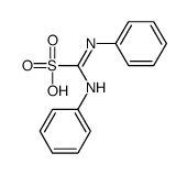 (Phenylamino)(phenylimino)methanesulfonic acid结构式