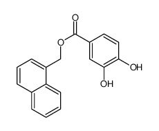 naphthalen-1-ylmethyl 3,4-dihydroxybenzoate结构式