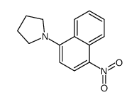 1-(4-nitronaphthalen-1-yl)pyrrolidine结构式