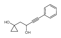 1-(2-hydroxy-4-phenylbut-3-ynyl)cyclopropanol Structure