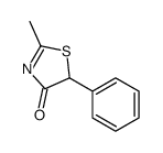 2-methyl-5-phenyl-1,3-thiazol-4-one结构式
