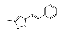 N-(5-methyl-1,2-oxazol-3-yl)-1-phenylmethanimine结构式