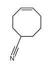 cyclooct-4-ene-1-carbonitrile结构式