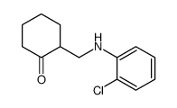 2-[(2-chloroanilino)methyl]cyclohexan-1-one结构式