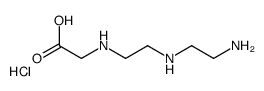 2-[2-(2-aminoethylamino)ethylamino]acetic acid,hydrochloride Structure