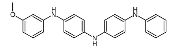 4-N-[4-(3-methoxyanilino)phenyl]-1-N-phenylbenzene-1,4-diamine Structure