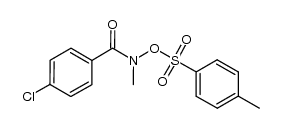 N-methyl-N-tosyloxy-4-chlorobenzamide结构式