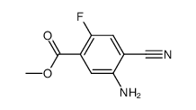 methyl 5-amino-4-cyano-2-fluorobenzoate Structure