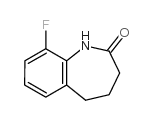 9-Fluoro-1,3,4,5-tetrahydro-2H-1-benzazepin-2-one Structure
