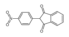 2-(4-nitrophenyl)indene-1,3-dione结构式