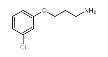3-(3-氯苯氧基)丙胺结构式