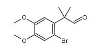 2-(2-bromo-4,5-dimethoxyphenyl)-2-methylpropanal Structure