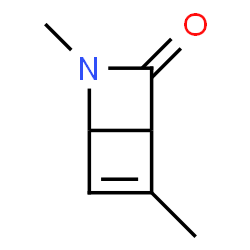 2-Azabicyclo[2.2.0]hex-5-en-3-one,2,5-dimethyl-,(-)-(9CI)结构式