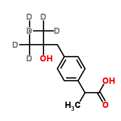 2-Hydroxy Ibuprofen-d6 Structure