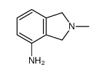 2-METHYLISOINDOLIN-4-AMINE结构式
