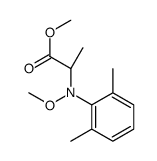 N-(2,6-Dimethylphenyl)-N-methoxyalanine methyl ester结构式