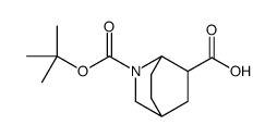 消旋2-氮杂双环[2.2.2]辛烷-2,6-二羧酸 2-叔丁酯结构式