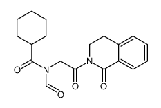 2-(N-FORMYLHEXAHYDROHIPPUROYL)-1,2,3,4-TETRAHYDROISOQUINOLIN-1-ONE structure