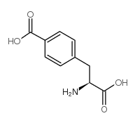 4-羧基-l-苯基丙氨酸结构式