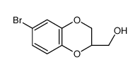 (R)-(6-BROMO-2,3-DIHYDROBENZO[B][1,4]DIOXIN-2-YL)METHANOL structure