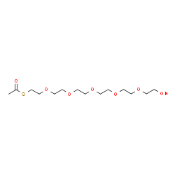 S-acetyl-PEG6 Structure