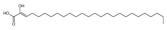 2-hydroxyhexacos-2-enoic acid Structure