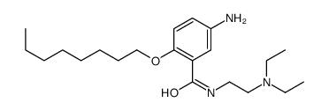 5-amino-N-[2-(diethylamino)ethyl]-2-octoxybenzamide Structure