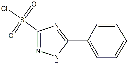5-phenyl-1H-1,2,4-triazole-3-sulfonyl chloride Structure