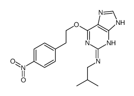 N-(2-methylpropyl)-6-[2-(4-nitrophenyl)ethoxy]-7H-purin-2-amine Structure