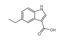 5-ethylindole-2-carboxylic acid结构式