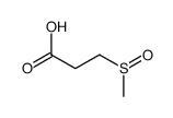 3-methylsulfinylpropanoic acid结构式