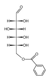 6-O-苯甲酰基-D-葡萄糖结构式