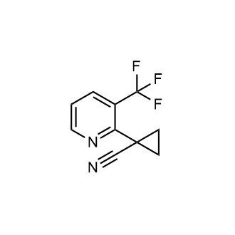 1-(3-(Trifluoromethyl)pyridin-2-yl)cyclopropane-1-carbonitrile Structure