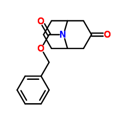 N-Cbz-9-氮杂双环[3.3.1]壬烷-3-酮结构式