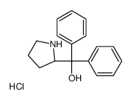 α,α-Diphenyl-L-prolinol Hydrochloride结构式