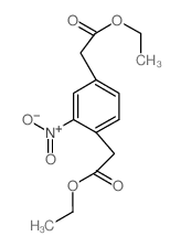 1,4-Benzenediacetic acid, 2-nitro-, diethyl ester (en) Structure