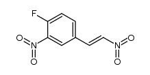 4-fluoro-3-nitro-β-nitrostyrene Structure