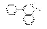 (3-硝基-4-吡啶基)苯甲酮结构式