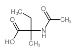 D-Isovaline, N-acetyl- structure