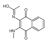 N-[3-(methylamino)-1,4-dioxonaphthalen-2-yl]acetamide Structure
