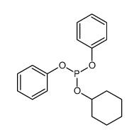 cyclohexyl diphenyl phosphite Structure