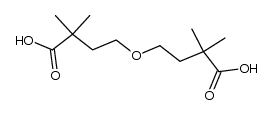 2,2,2',2'-Tetramethyl-4,4'-oxybis(butanoic acid) Structure