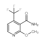 2-甲氧基-4-(三氟甲基)吡啶-3-羧酰胺结构式