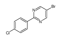 (9CI)-5-溴-2-(4-氯苯基)-嘧啶结构式