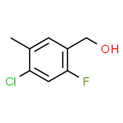 4-Chloro-2-fluoro-5-methylbenzyl alcohol Structure